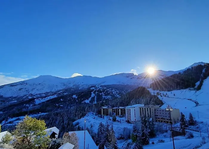 Avec Vue Imprenable - Depart Skis Aux Pieds דירה